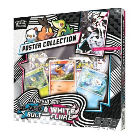 Pokemon - Scarlet & Violet Black Bolt and White Flare Poster Collection