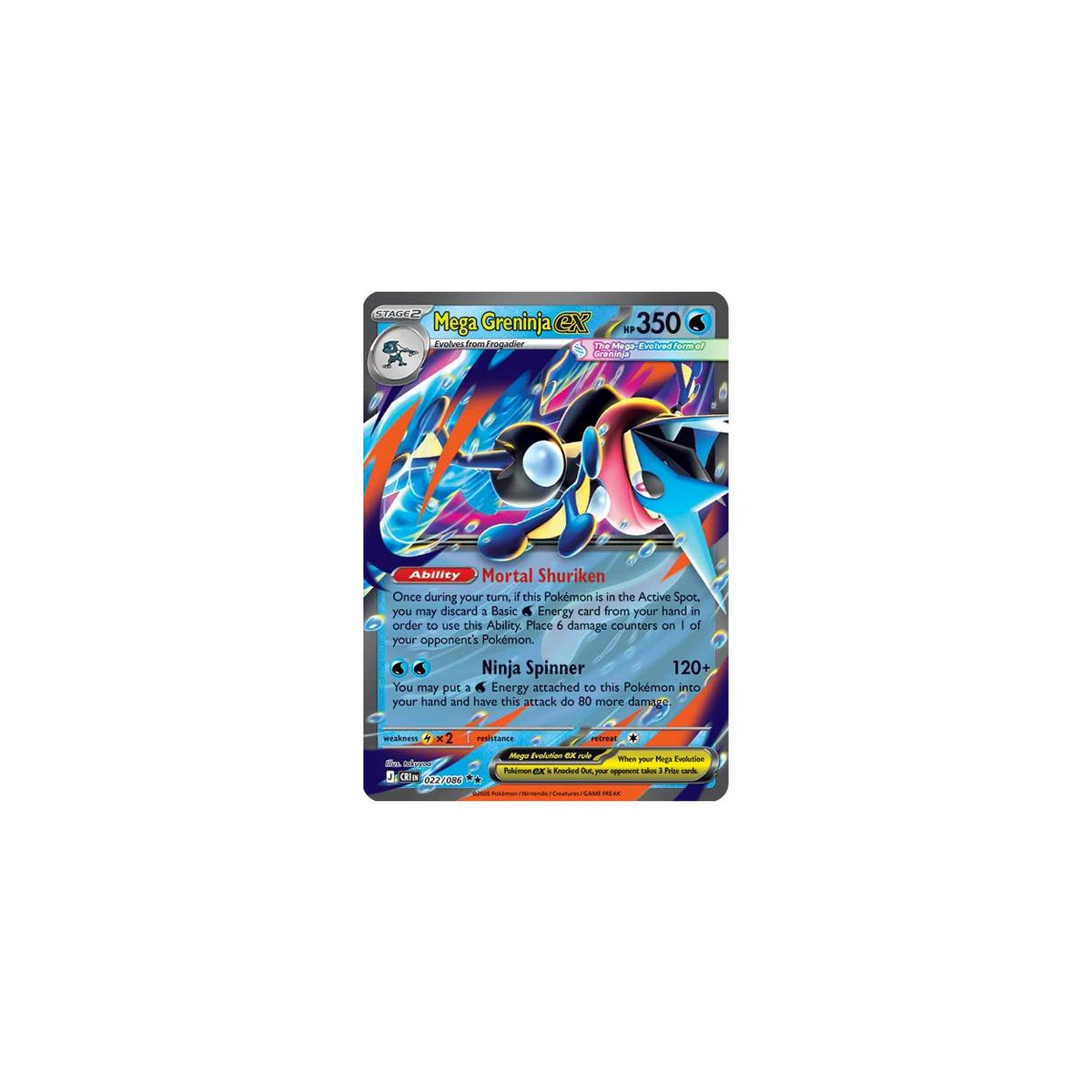 Mega Greninja EX Premium Collection